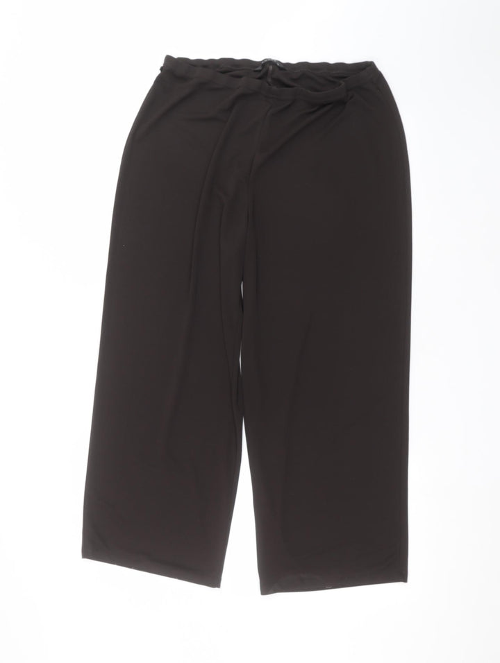 BM Womens Black   Trousers  Size 16 L24 in