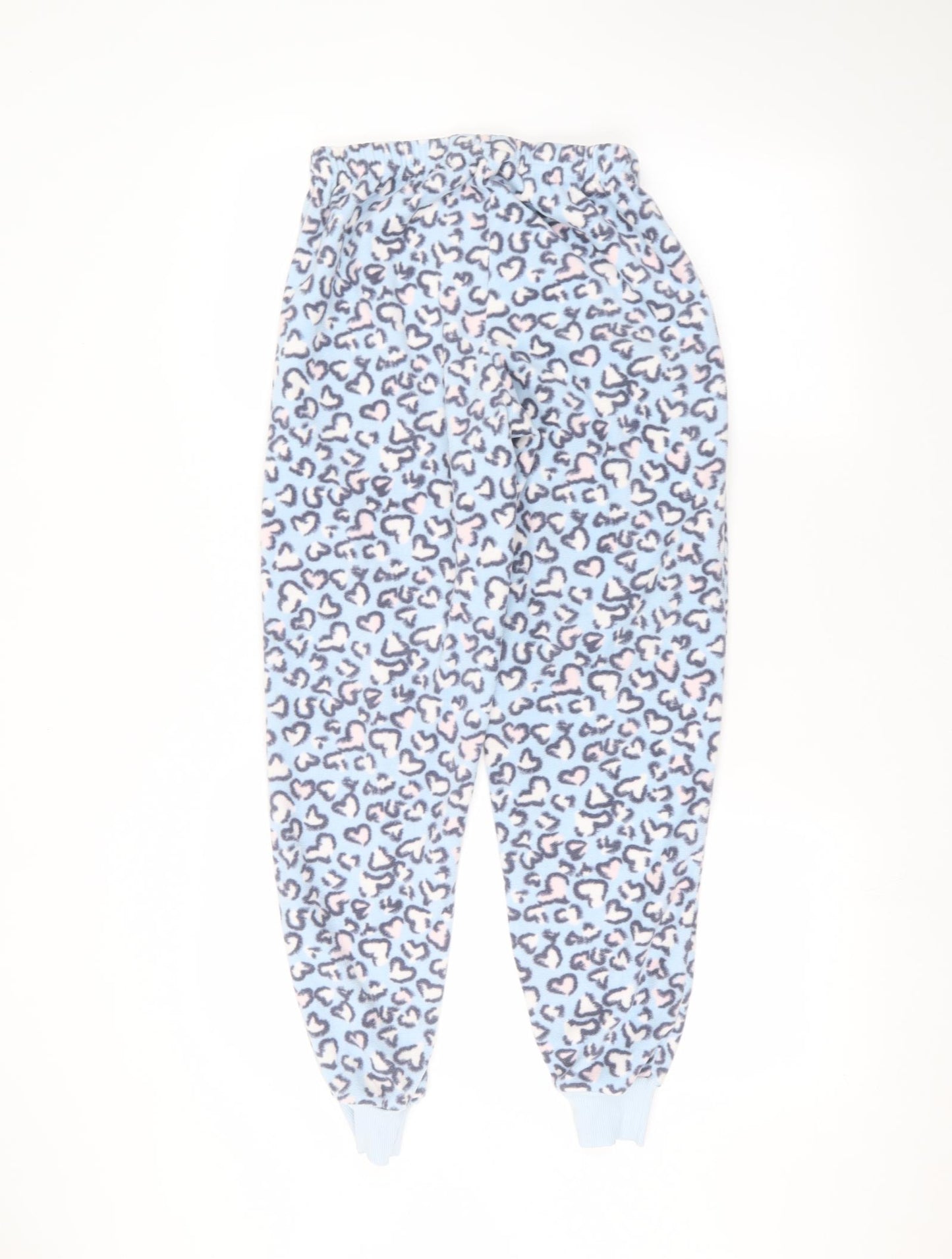 George Womens Blue Animal Print  Trousers  Size 8 L25 in