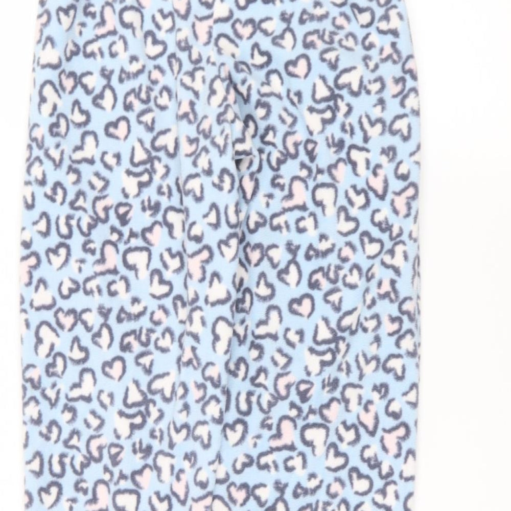 George Womens Blue Animal Print  Trousers  Size 8 L25 in