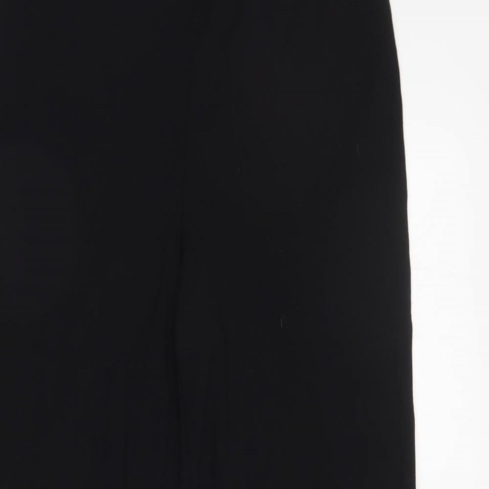 M&S Womens Black   Trousers  Size 12 L27 in