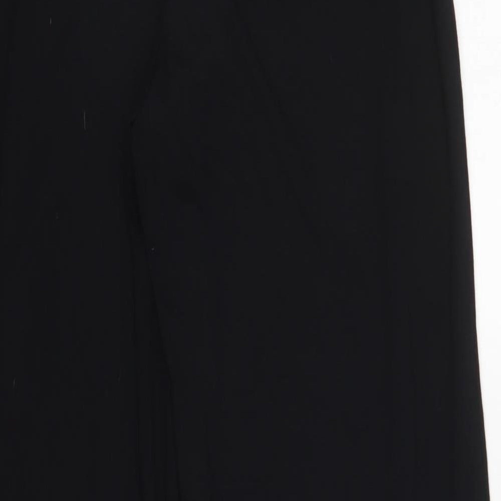 M&S Womens Black   Trousers  Size 12 L27 in