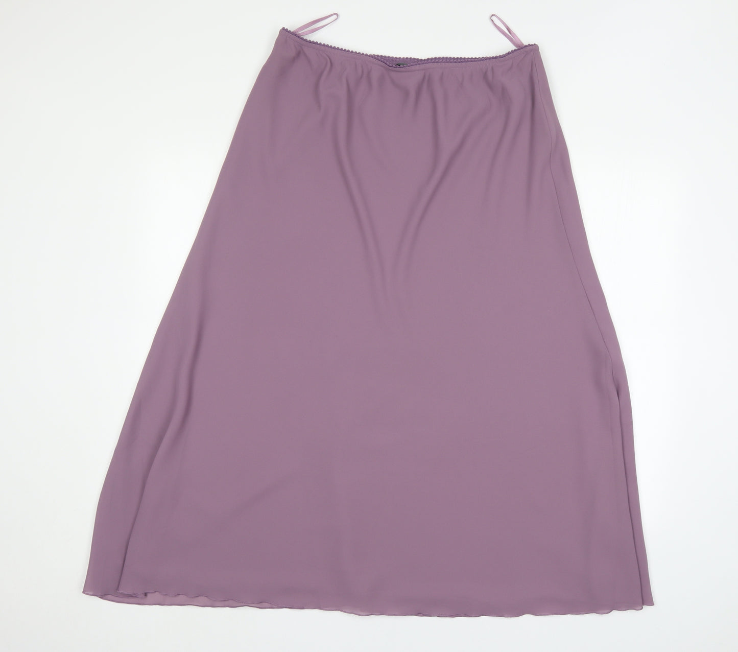 Essentials Womens Purple   A-Line Skirt Size 20  - Elastic Waist