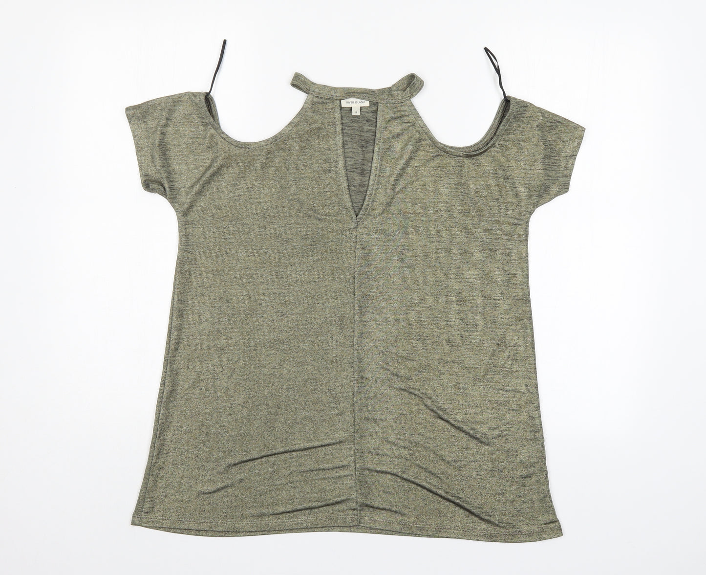 River Island Womens Green   Basic Blouse Size 8