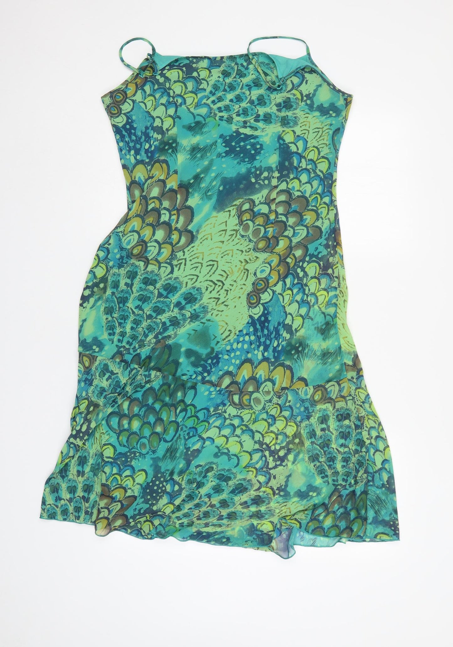 Per Una Womens Green Animal Print  Maxi  Size 14