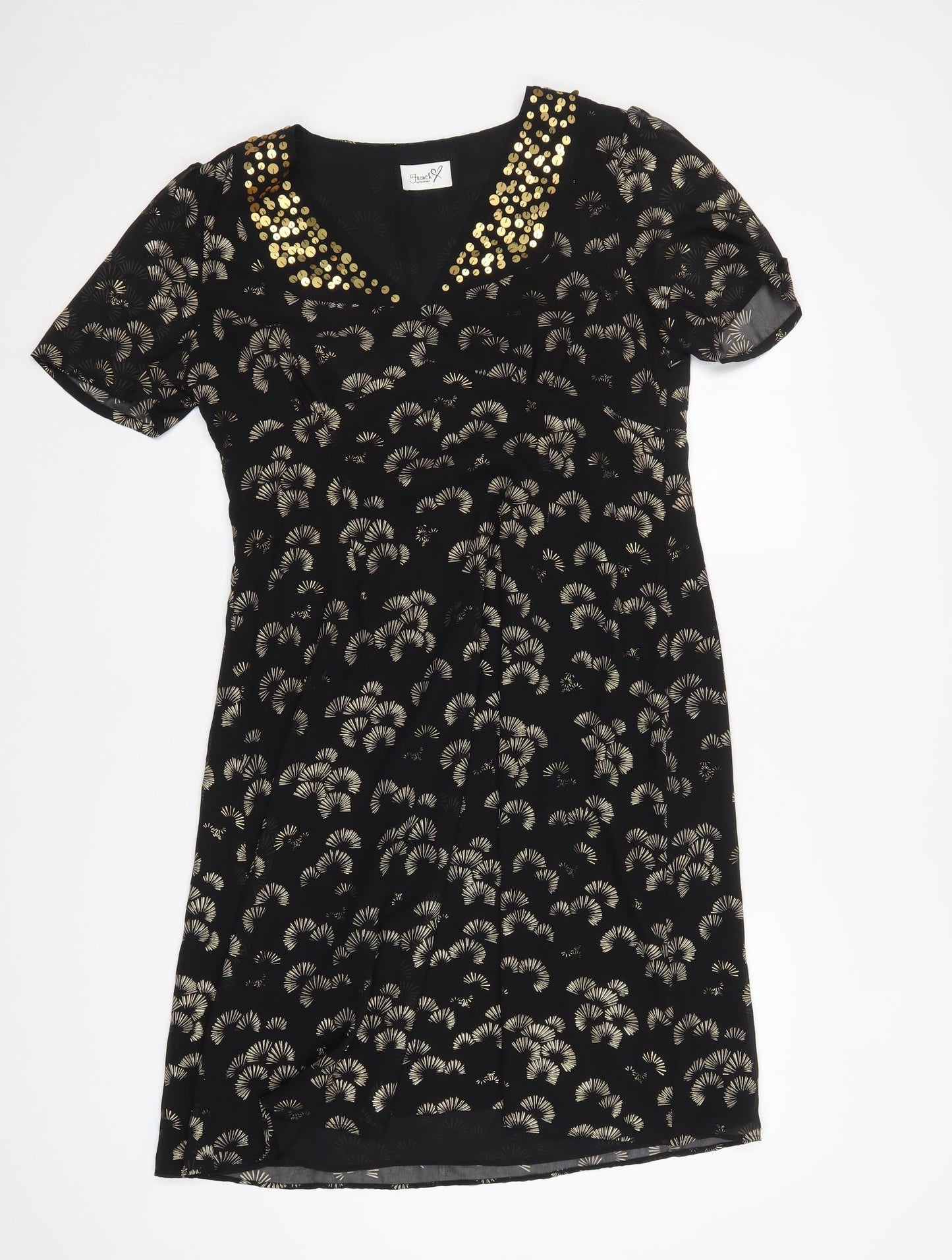 French Womens Black   A-Line  Size 16