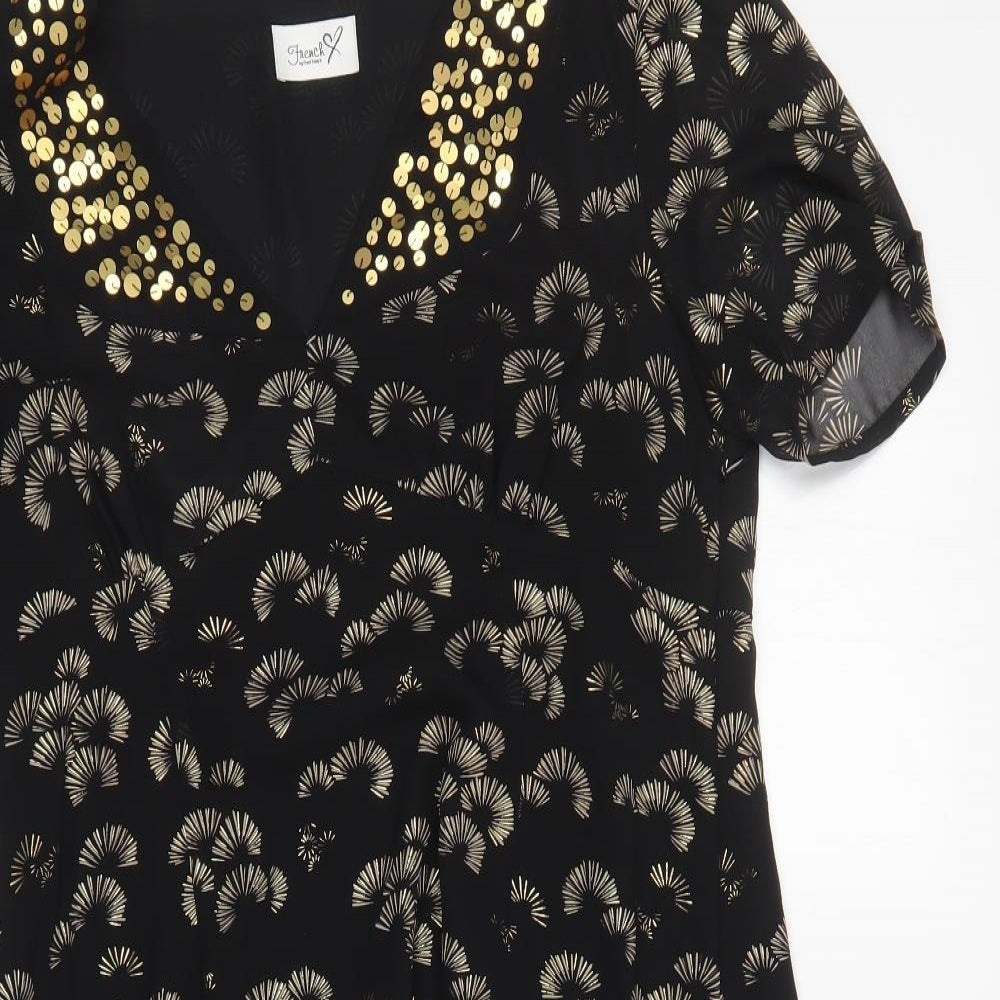 French Womens Black   A-Line  Size 16