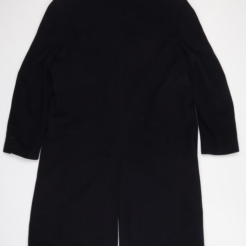 British Tailor Mens Blue   Overcoat Coat Size L