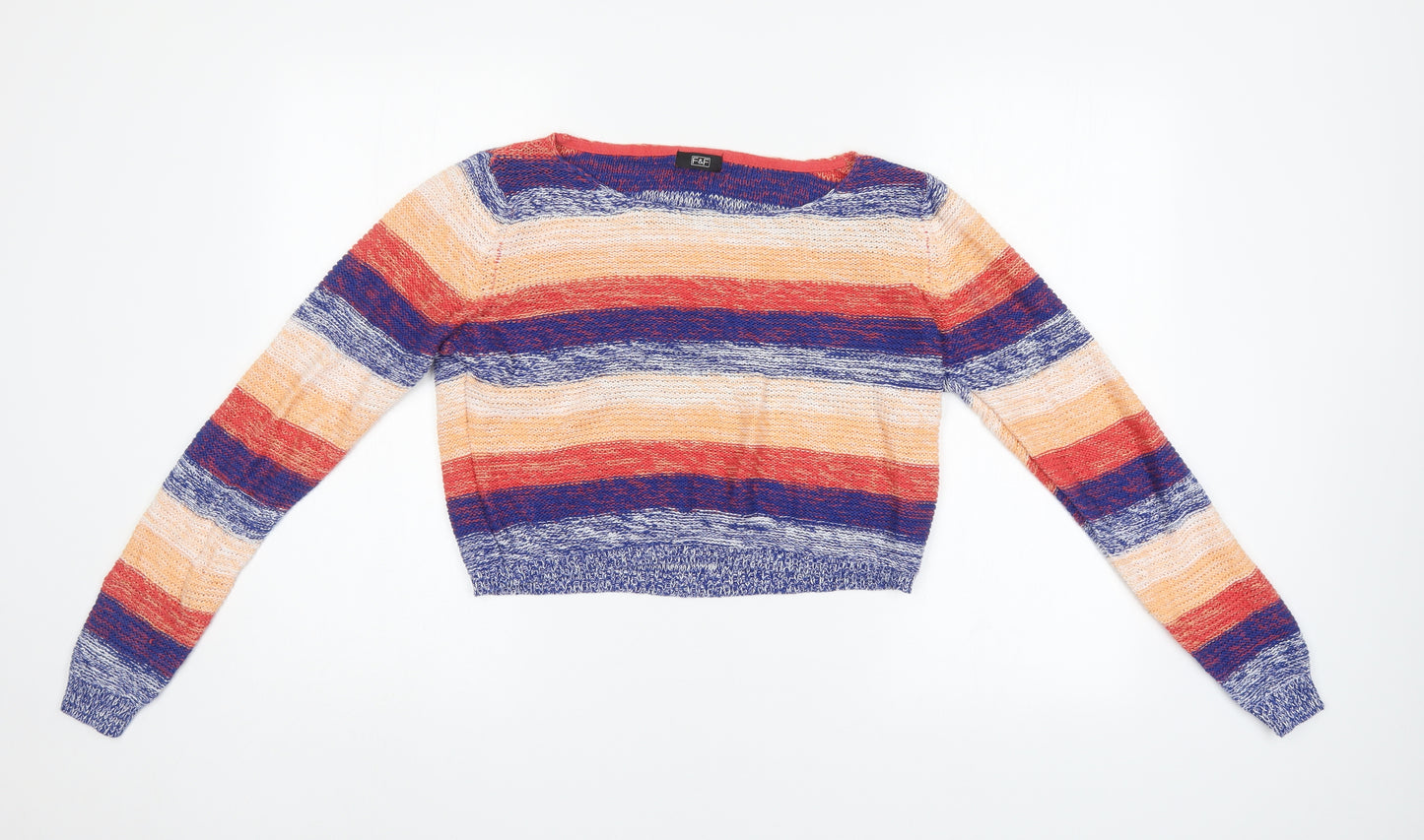 F&F Womens Multicoloured   Pullover Jumper Size 10