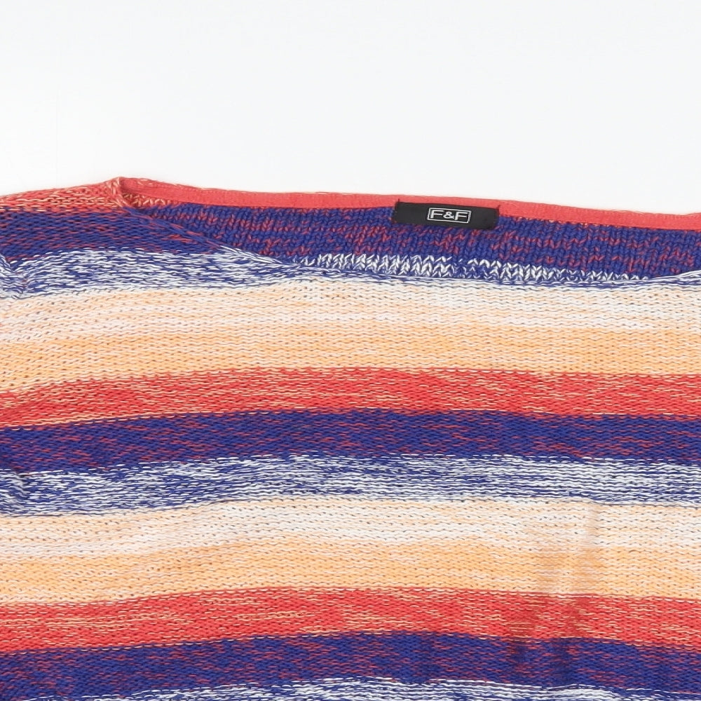F&F Womens Multicoloured   Pullover Jumper Size 10