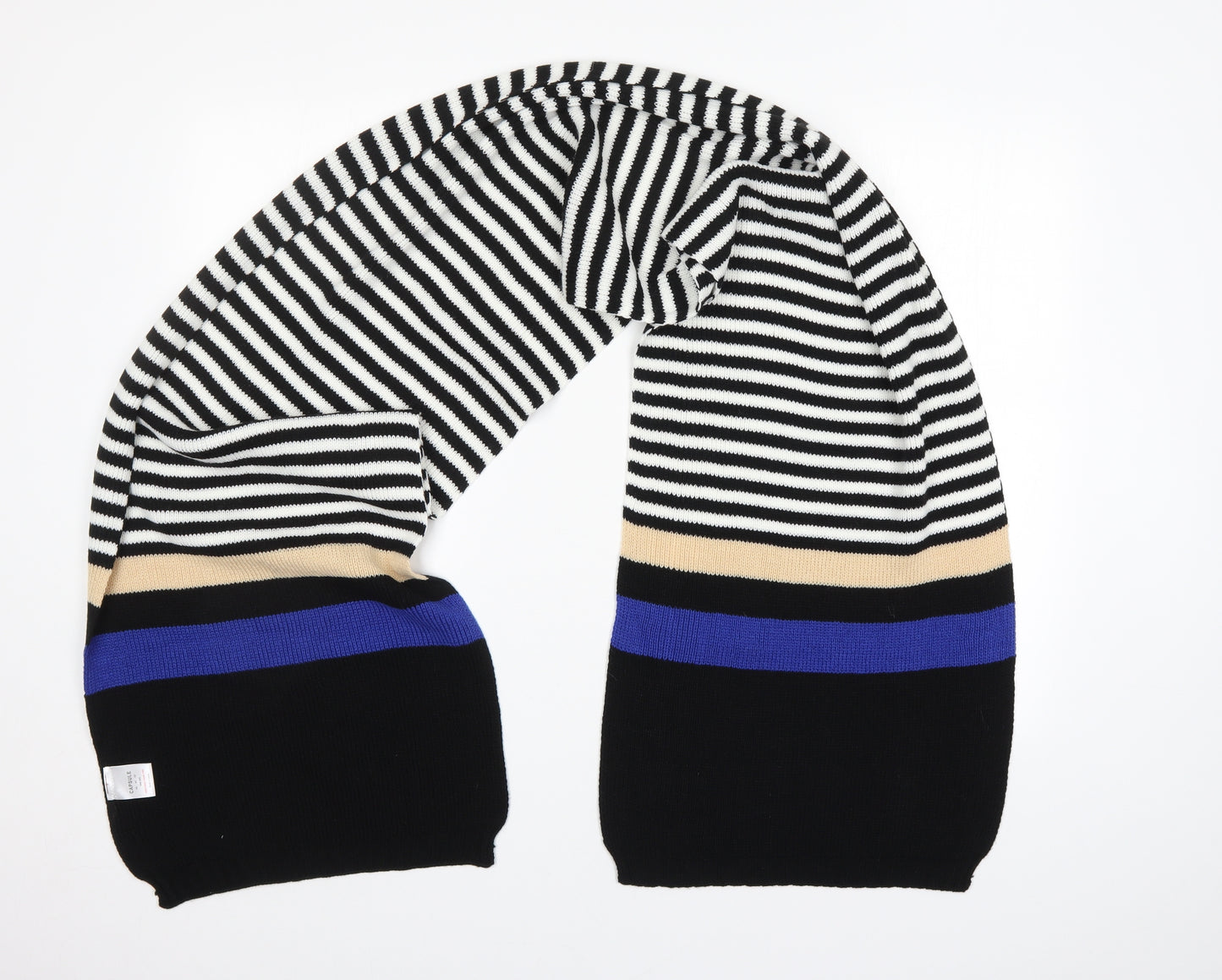 Capsual Womens Multicoloured Striped   Scarf