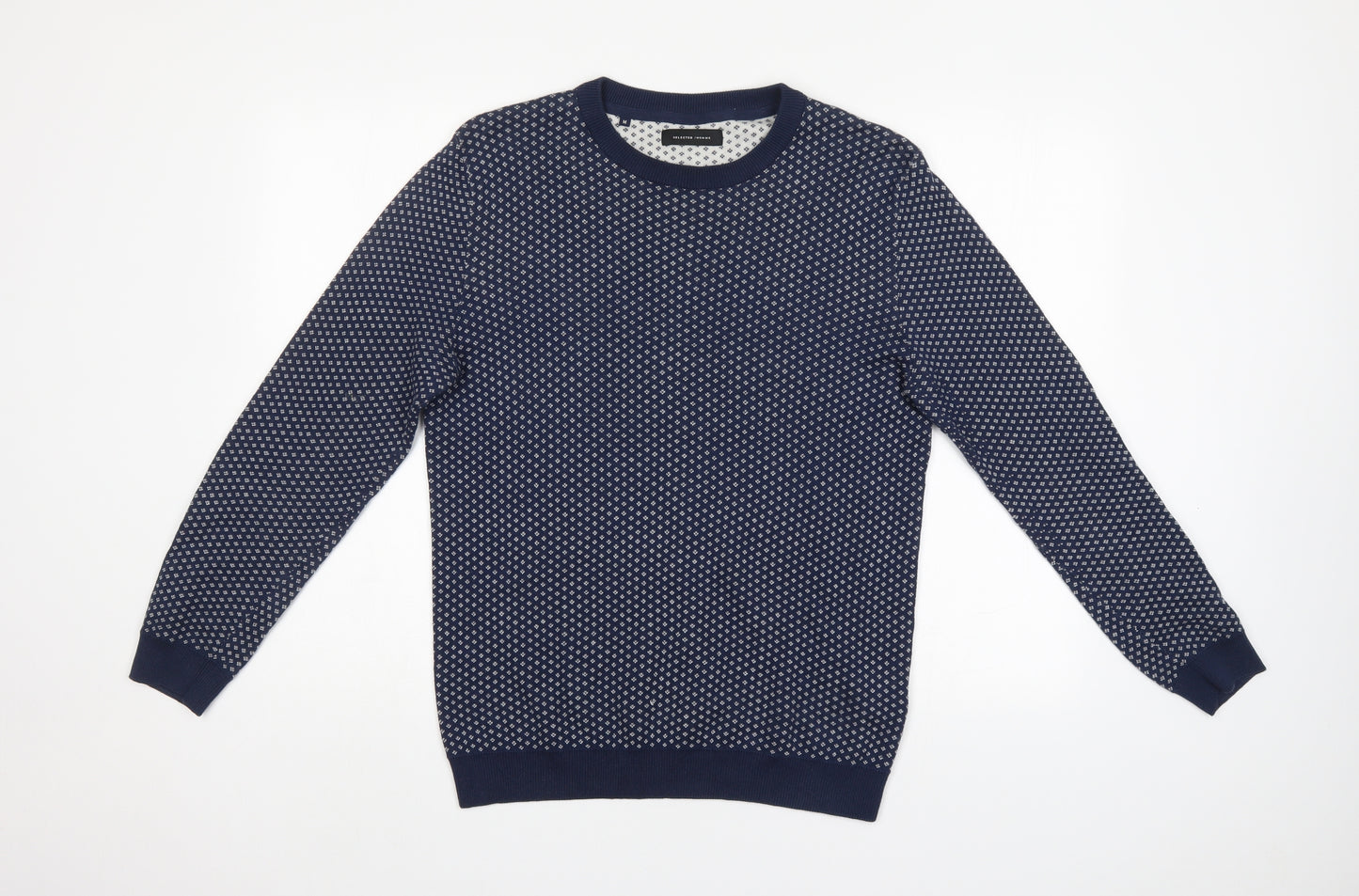 Selected Homme Mens Blue   Pullover Jumper Size M