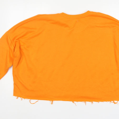 Primark Womens Orange   Pullover Sweatshirt Size 20