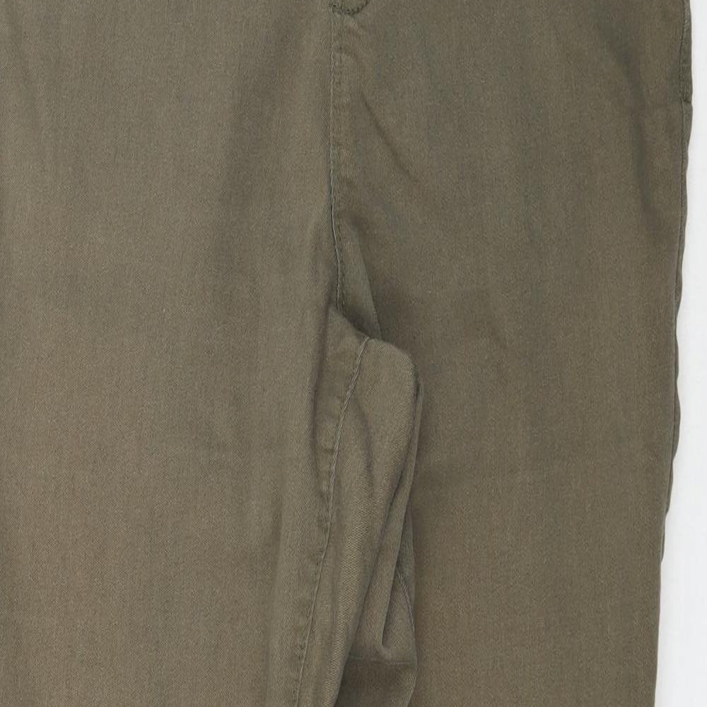 Pep&cO Womens Green  Denim Jegging Jeans Size 12 L29 in
