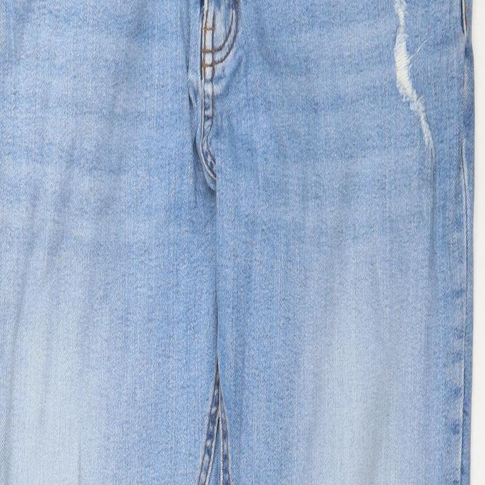 Pull&Bear Womens Blue  Denim Skinny Jeans Size 16 L32 in