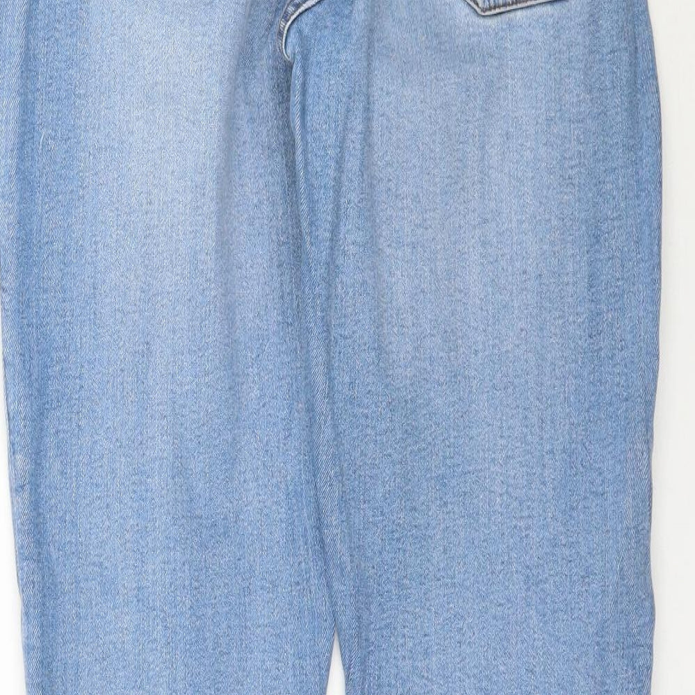 Pull&Bear Womens Blue  Denim Skinny Jeans Size 16 L32 in