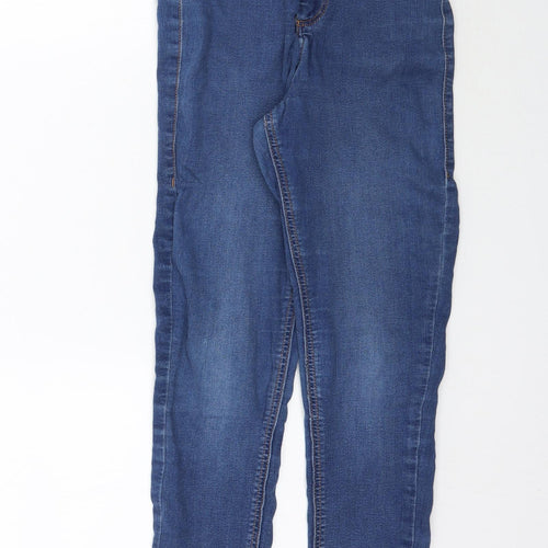Topshop Womens Blue  Denim Skinny Jeans Size 26 in L27 in