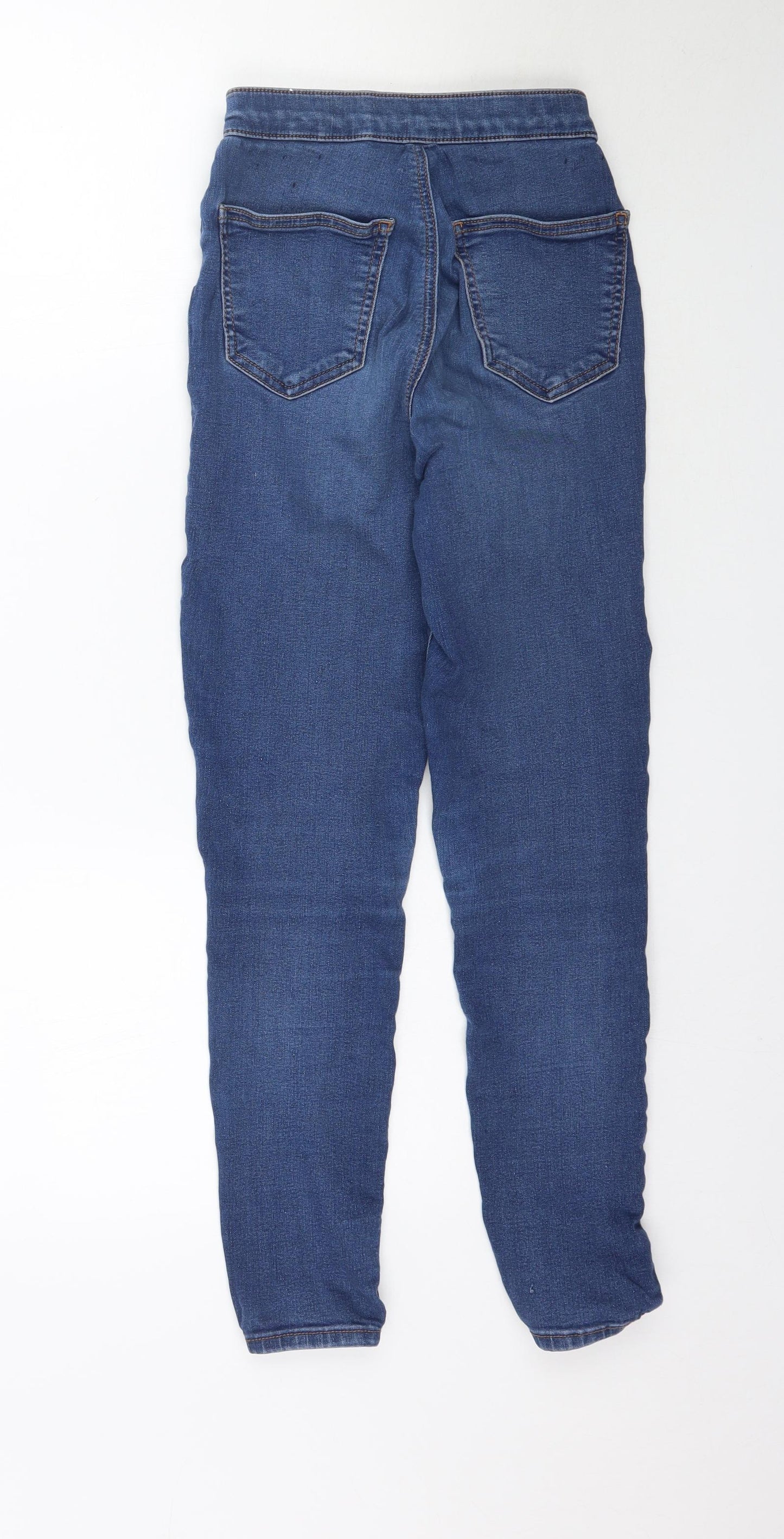 Topshop Womens Blue  Denim Skinny Jeans Size 26 in L27 in