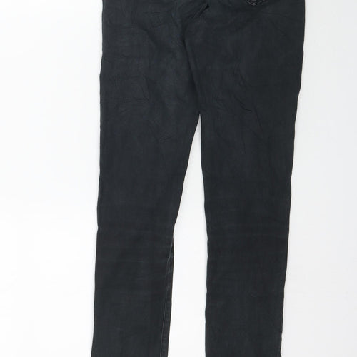 Ds Fashion Womens Black  Denim Skinny Jeans Size 8 L32 in