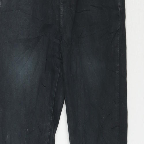 Ds Fashion Womens Black  Denim Skinny Jeans Size 8 L32 in