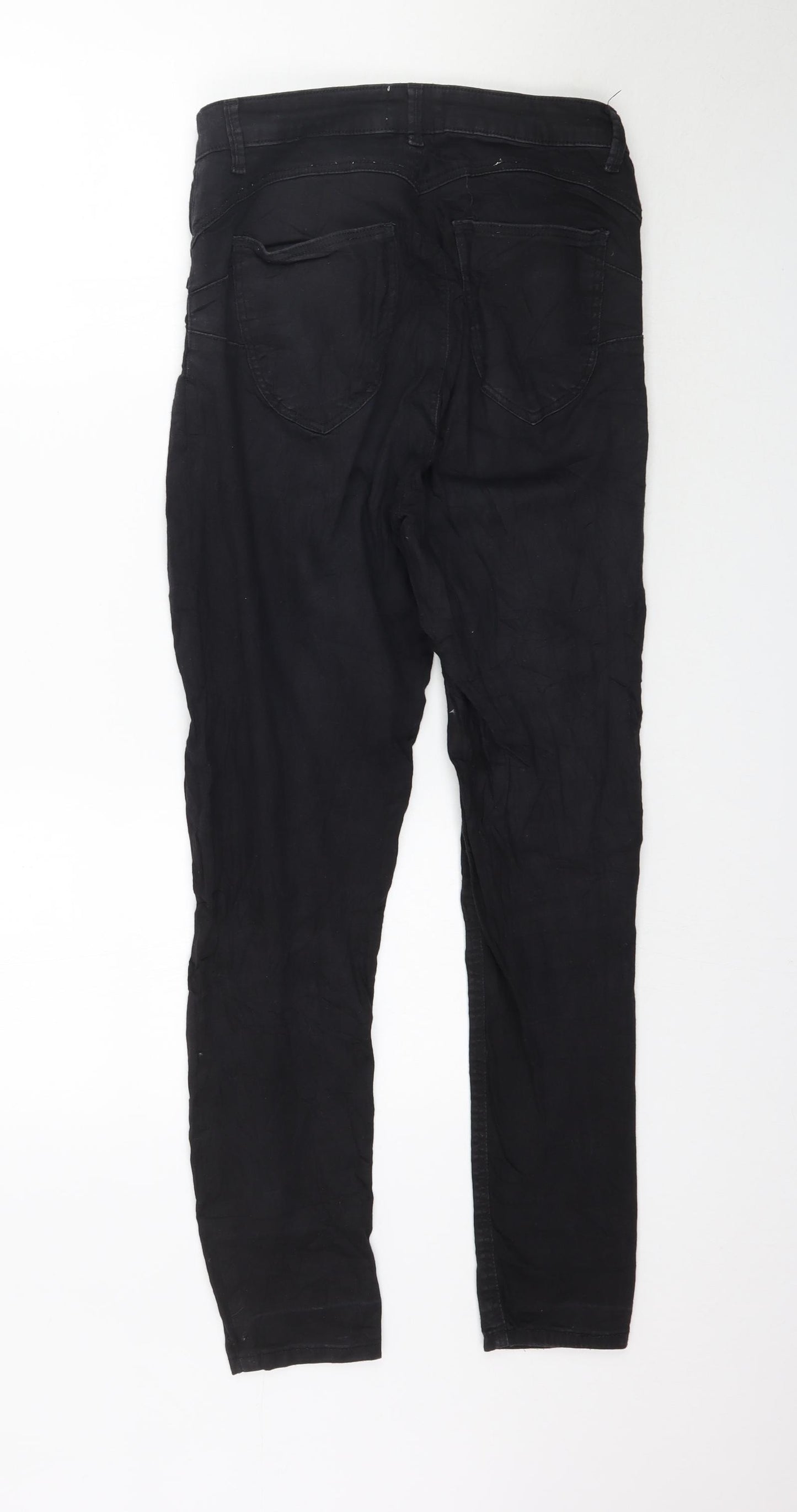 TALLY WEiJL Womens Black  Denim Skinny Jeans Size 12 L29 in