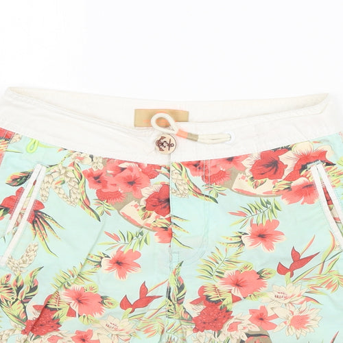 Scotch Shrunk Boys Multicoloured Floral  Sweat Shorts Size 10 Years - Swimming