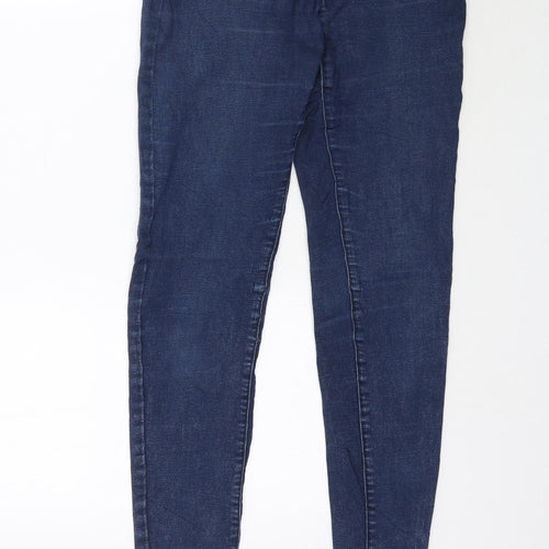 House Basic Womens Blue  Denim Skinny Jeans Size 6 L30 in