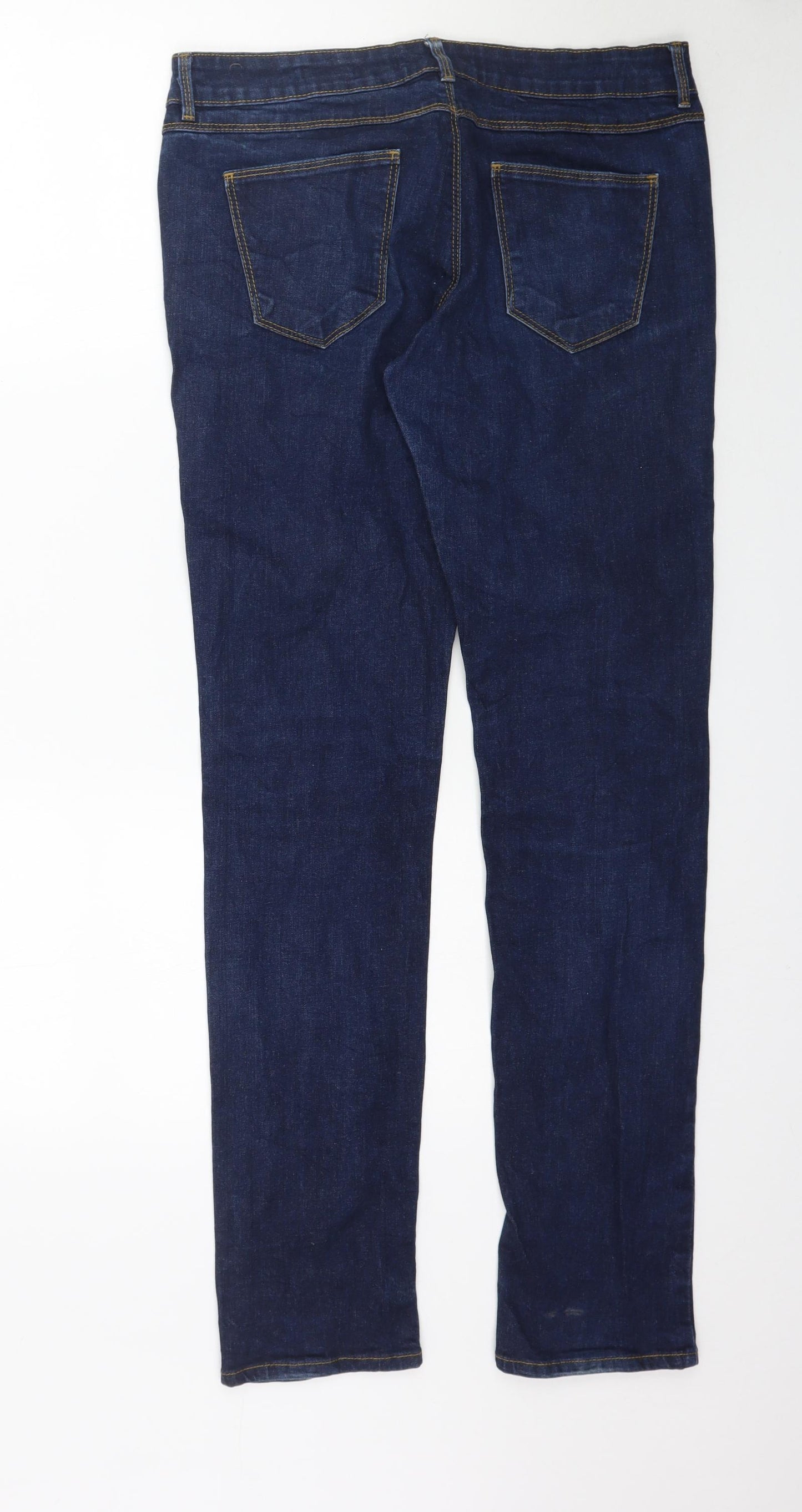 RESERVED Womens Blue  Denim Skinny Jeans Size 28 in L32 in