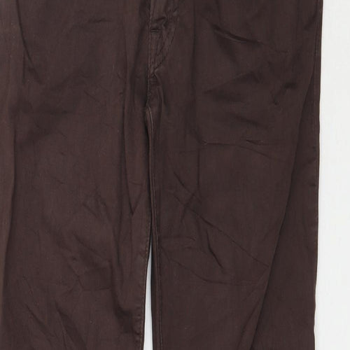 NOLITA Womens Brown  Denim Straight Jeans Size 27 L31 in