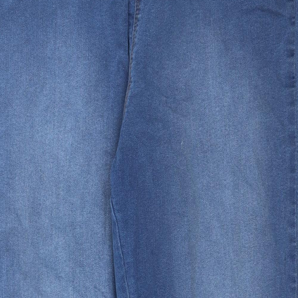 Yours Womens Blue  Denim Jegging Jeans Size 24 L31 in