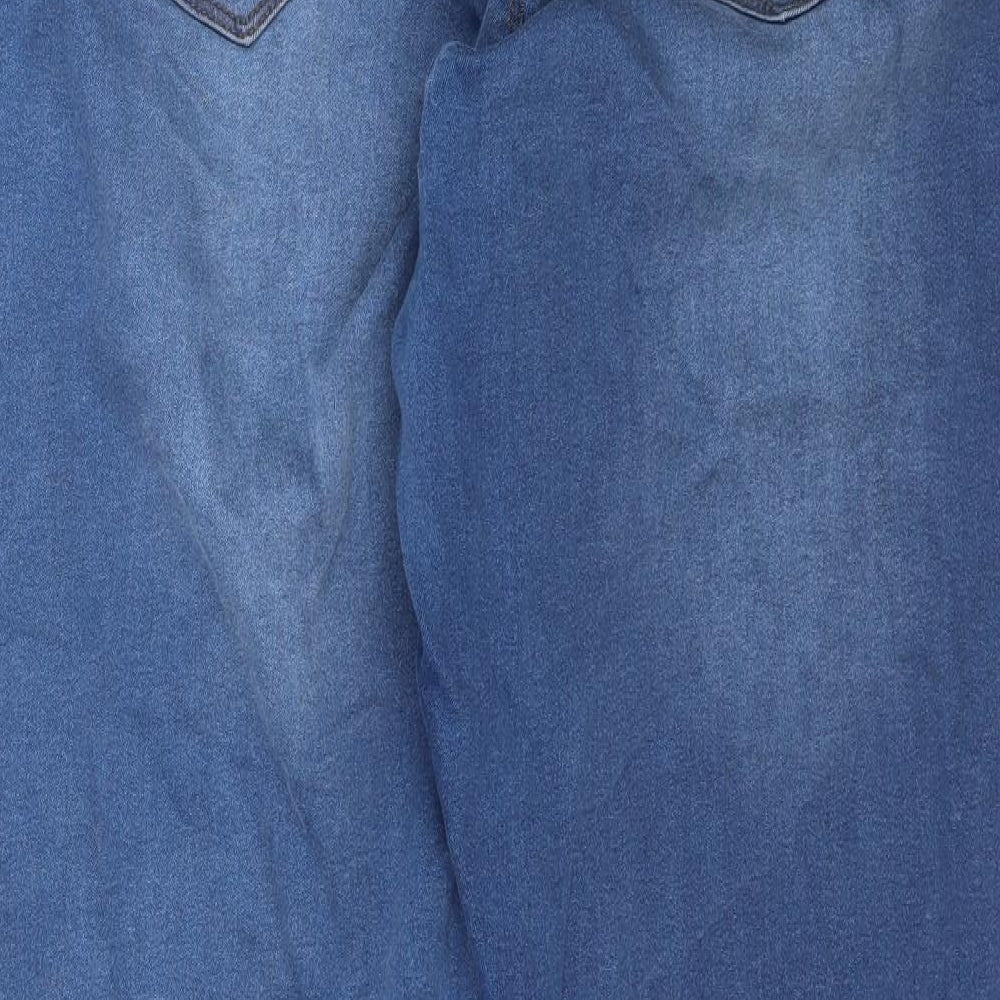 Yours Womens Blue  Denim Jegging Jeans Size 24 L31 in