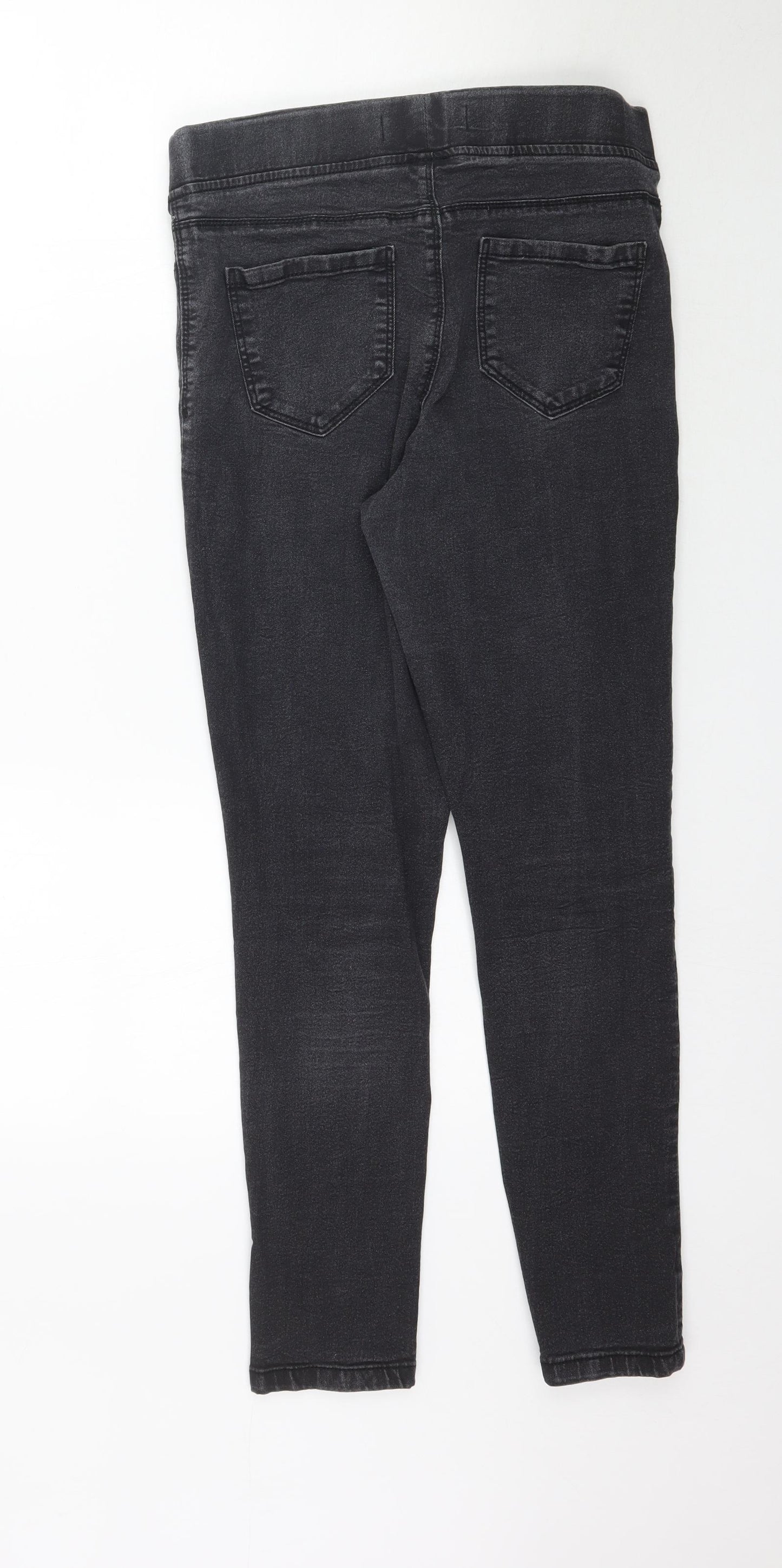 Pep&Co Womens Black  Denim Skinny Jeans Size 10 L28 in