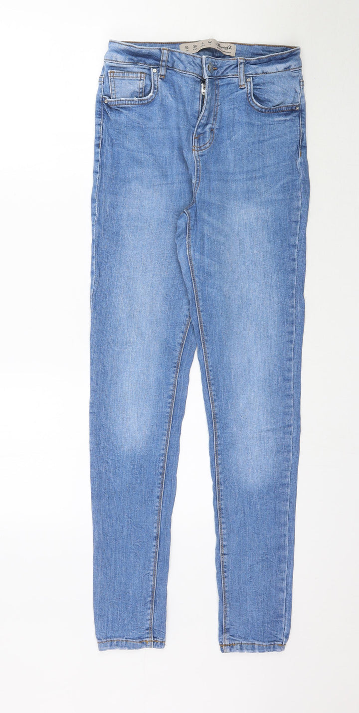 Denim Co Womens Blue Denim Skinny Jeans Size 10 L31 in