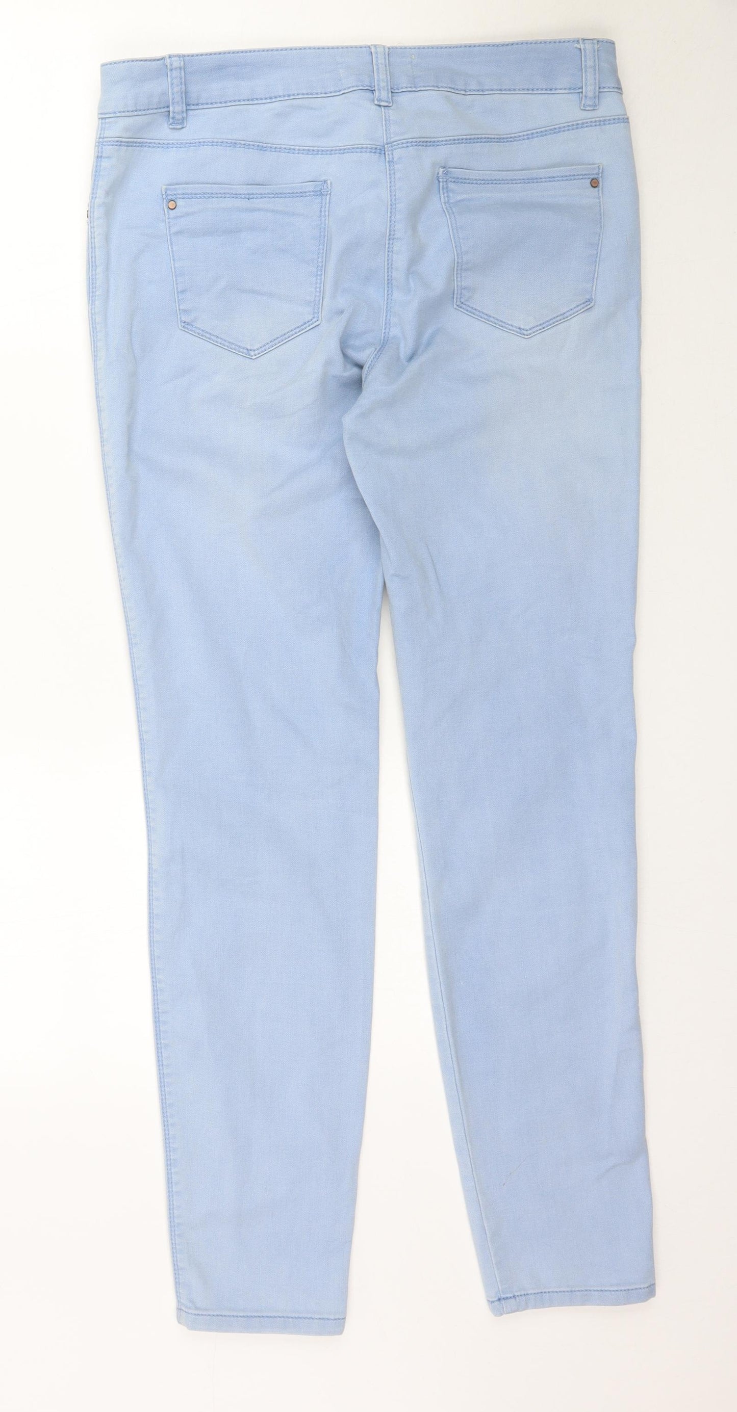 Matalan Womens Blue  Denim Skinny Jeans Size 12 L31 in