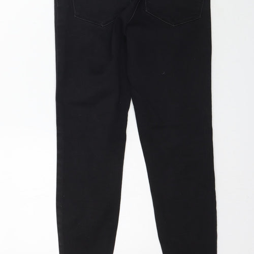 Papaya Womens Black  Denim Skinny Jeans Size 8 L25 in
