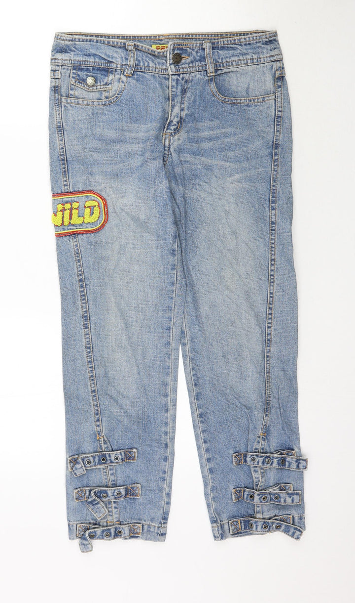 Prisca One Womens Blue  Denim Straight Jeans Size 8 L26 in