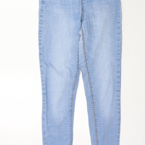 Denim Co. Womens Blue  Denim Skinny Jeans Size 10 L31 in