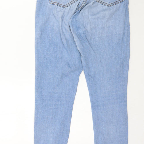 Denim Co. Womens Blue  Denim Skinny Jeans Size 10 L31 in