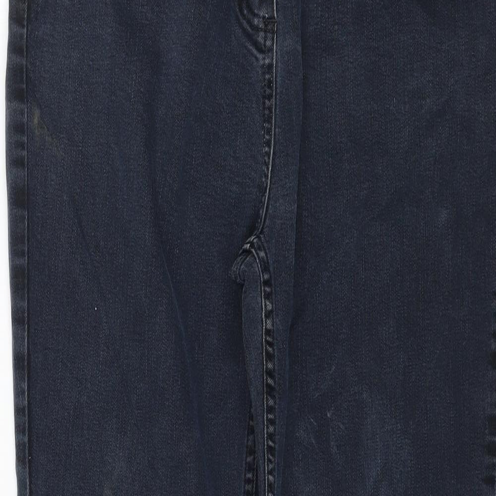 Per Una Womens Grey  Denim Bootcut Jeans Size 14 L27 in