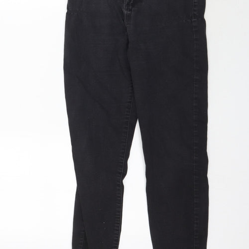 Denim Co Womens Black  Denim Tapered Jeans Size 10 L26 in