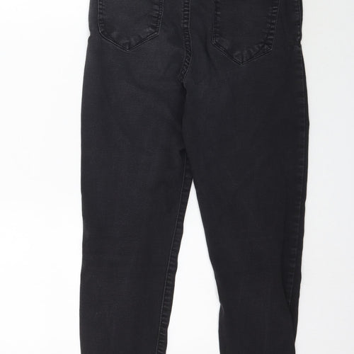 Denim Co Womens Black  Denim Tapered Jeans Size 10 L26 in