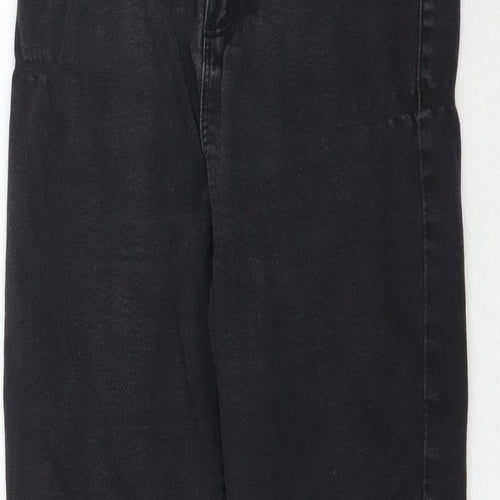 Denim Co Womens Black  Denim Tapered Jeans Size 10 L26 in