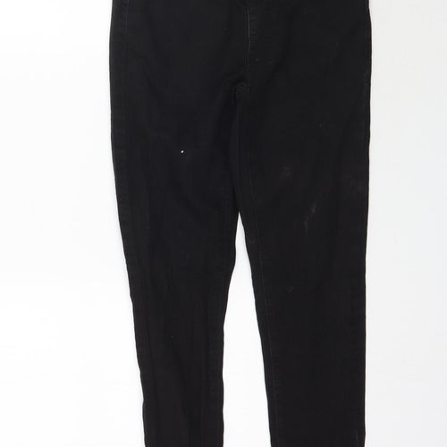 Denim & Co. Womens Black  Denim Skinny Jeans Size 8 L27 in