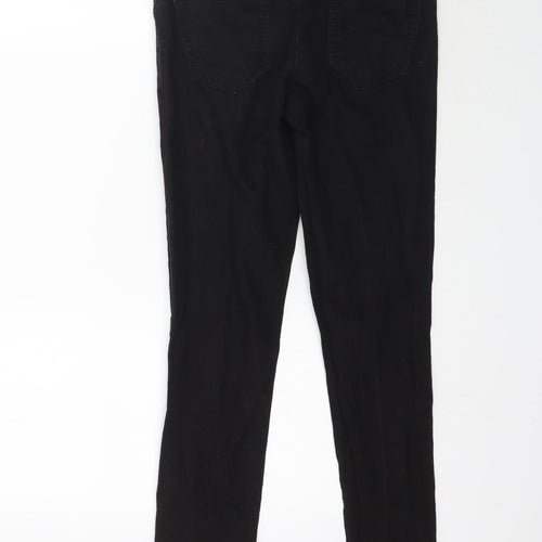 Denim & Co. Womens Black  Denim Skinny Jeans Size 8 L27 in