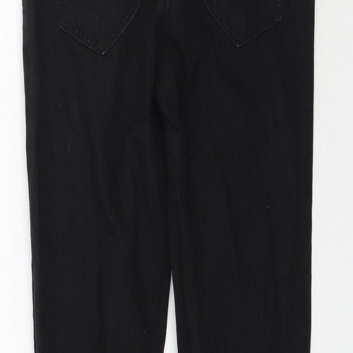 Denim & Co. Womens Black  Denim Skinny Jeans Size 8 L27 in