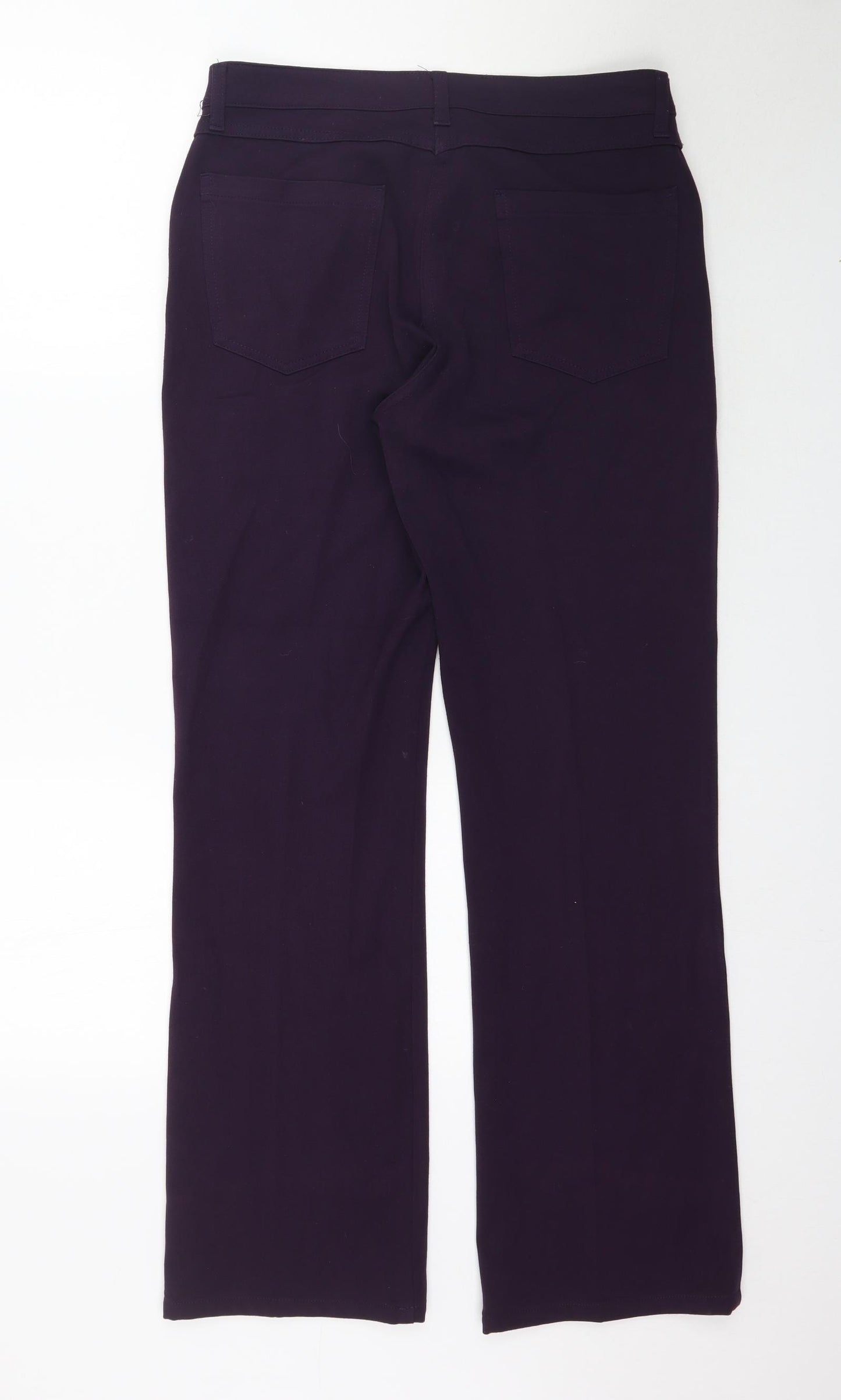 Jaeger Womens Purple   Trousers  Size 10 L32 in