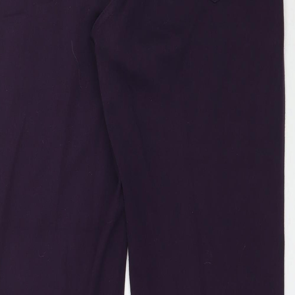 Jaeger Womens Purple   Trousers  Size 10 L32 in