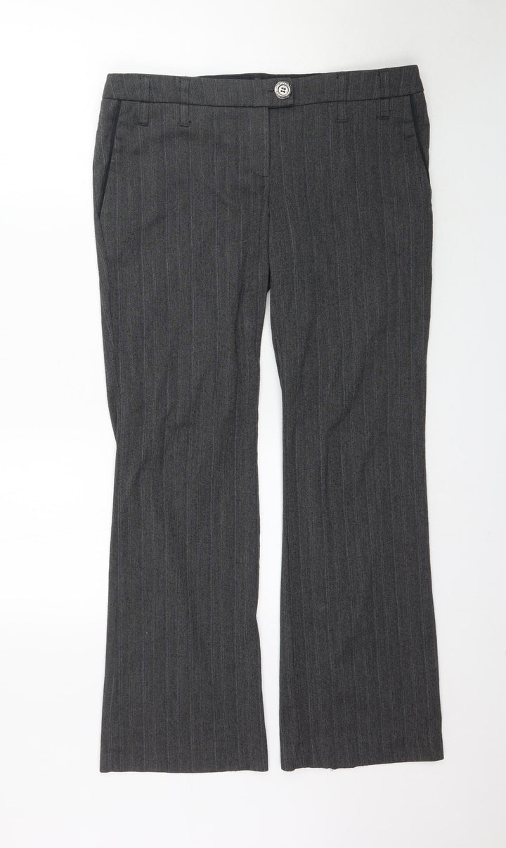 River Island Womens Grey   Trousers  Size 14 L31 in