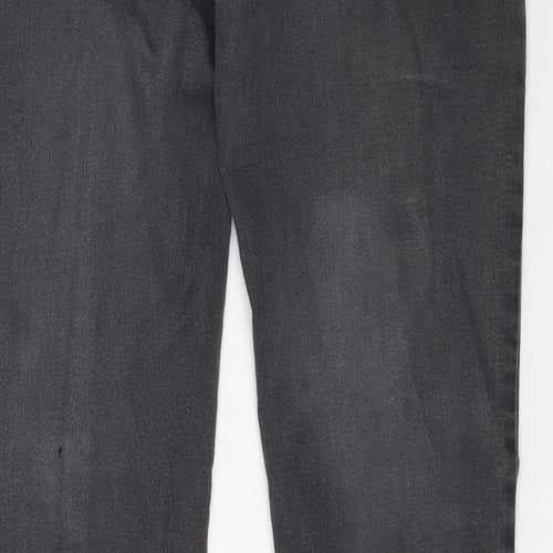 Denim Co. Womens Black  Denim Skinny Jeans Size 10 L31 in