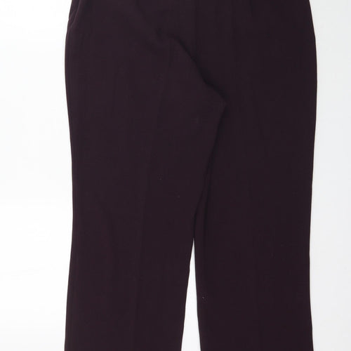 Oscar B. Womens Purple   Trousers  Size 16 L28 in