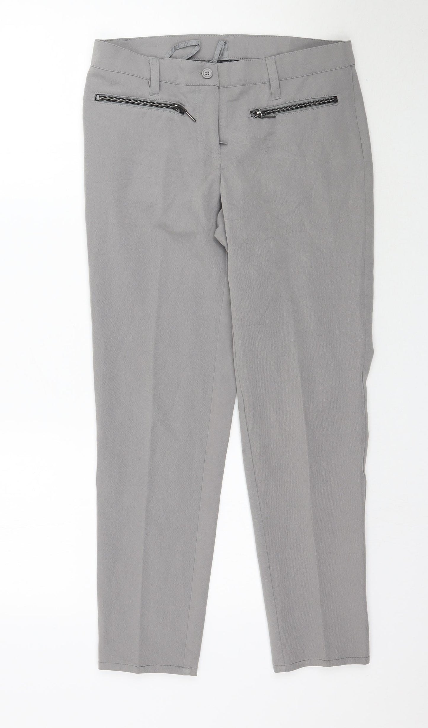 Bpc Womens Grey   Trousers  Size 10 L27 in
